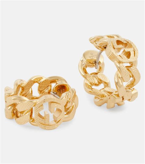 gucci g interlocking earrings|gucci interlocking g earrings australia.